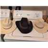 Image 1 : Three Western Cowboy Hats, Various Makers and Sizes