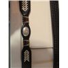 Image 2 : 5 Men's Leather Belts with Buckles Including CAT and Kenworth