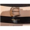 Image 3 : 5 Men's Leather Belts with Buckles Including CAT and Kenworth