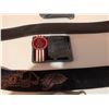 Image 5 : 5 Men's Leather Belts with Buckles Including CAT and Kenworth