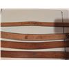 Image 3 : Four Tooled Leather Belts, 32/80 to 32 Inch, Various Brands