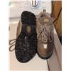 Image 3 : Work Air Work Shoes Size 8M and Black Rubber Boots Size 9