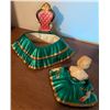 Image 6 : Wooden Jewelry Box, Lady Trinket Box, and Glass Containers
