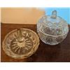 Image 7 : Wooden Jewelry Box, Lady Trinket Box, and Glass Containers