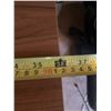 Image 4 : Metal Office Desk with Faux Wood Top and Drawer 36x20x29 in