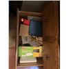 Image 7 : Wood Desk with Drawers, 47"W x 16"D x 31.5"H