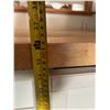 Image 9 : Wood Top White Kitchen Island and Blue Quilted Bar Stool