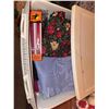 Image 2 : Six-Drawer and Four-Drawer Plastic Dressers with Assorted Contents