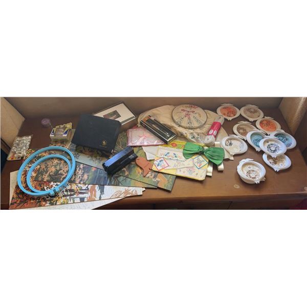 Embroidery and Craft Supplies Lot