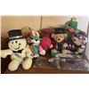 Image 1 : Stuffed Toy Bear, Bunny and Frog Assortment with Packaged SECRET Q Nightshade Ombre Hairpieces
