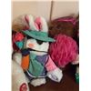 Image 6 : Stuffed Toy Bear, Bunny and Frog Assortment with Packaged SECRET Q Nightshade Ombre Hairpieces