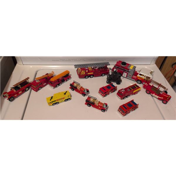 Diecast Metal Toy Fire Trucks and Rescue Vehicles