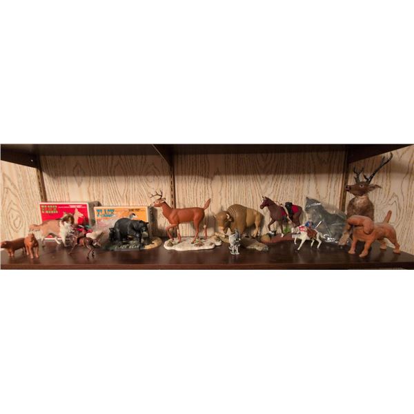 Marx Johnny West Flack Animal Figures and Assorted Models