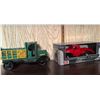 Image 1 : 2 Die-Cast Vehicles: Motor Max 1941 Plymouth Pickup and Malatest & Sons Farm Truck