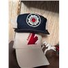 Image 2 : Firefighter Hats, Toy Fire Wagon, Mug, and Figurine Lot