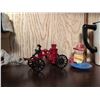 Image 3 : Firefighter Hats, Toy Fire Wagon, Mug, and Figurine Lot