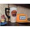 Image 4 : Firefighter Hats, Toy Fire Wagon, Mug, and Figurine Lot