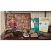 Image 1 : Collectibles Including Plaque, Nickle Samples, and Replica Pistol