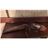 Image 2 : Vintage Camping Utensils and Knife Set with Wood Shelf