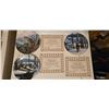 Image 1 : Hamilton Collection Wolf Themed Decorative Plates with COAs, Set of 10