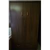 Image 1 : Wooden Armoire with Hangers Included