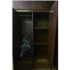 Image 2 : Wooden Armoire with Hangers Included