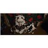 Image 1 : Decorative Cow Figurines, Cookie Jar, and Basset Hound Figure