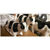 Image 4 : Decorative Cow Figurines, Cookie Jar, and Basset Hound Figure
