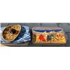Image 1 : Mexican Sombrero, Blue Damask Curtains, and Bullfighting Tapestry