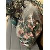 Image 3 : Artificial Floral Arrangements With Blue Mountain Pottery Vase