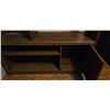Image 4 : Wood Finish Particle Board TV Stand with Shelves and Cabinet