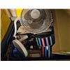 Image 1 : Large Assortment of Office Supplies, Stationery, Fans, and Office Equipment