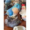 Image 3 : Bird Figurines and Wood Eggs Collection