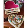 Image 4 : Decorative Ceramic Piano Box and Assorted Glass Vases with Artificial Flowers