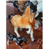 Image 4 : Horse Figurines and Cowboy Figure Group