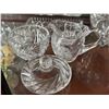 Image 3 : Pressed Glass Table Set with Creamer, Sugar Bowl, Tray, and Serving Bowl