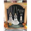 Image 8 : New-in-Box Petite Bordeaux Oil Lamps and Mikasa Park Lane Bottle Stoppers