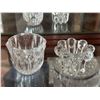 Image 7 : Clear Glass Decorative Candle Holders and Bud Vases