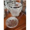 Image 11 : Anchor Hocking Wexford 6 Piece Bar Set and Vincennes Crystal Covered Dish