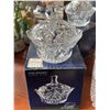 Image 2 : Anchor Hocking Wexford 6 Piece Bar Set and Vincennes Crystal Covered Dish