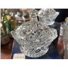 Image 3 : Anchor Hocking Wexford 6 Piece Bar Set and Vincennes Crystal Covered Dish