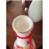 Image 7 : Red Glass Goblets, Floral Vases, and USSR Wooden Cup