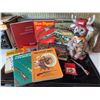 Image 1 : Hunting and Firearms Books with Deer Hunter Figurine