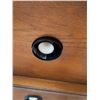 Image 5 : Wood and Glass Lighted China Cabinet with Storage Drawers and Shelves