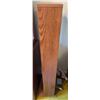 Image 2 : Tall Narrow Wood Veneer Adjustable Shelf Tower