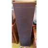 Image 3 : Tall Narrow Wood Veneer Adjustable Shelf Tower