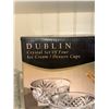 Image 6 : Dublin Crystal Ice Cream/Dessert Cups and Embossed Glass Mugs Set