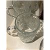Image 7 : Dublin Crystal Ice Cream/Dessert Cups and Embossed Glass Mugs Set
