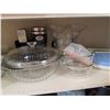 Image 10 : Contents of Cupboard Including Glass Cookware, Stoneware and Glass Teapots, Storage Containers