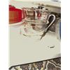 Image 4 : Contents of Cupboard Including Glass Cookware, Stoneware and Glass Teapots, Storage Containers